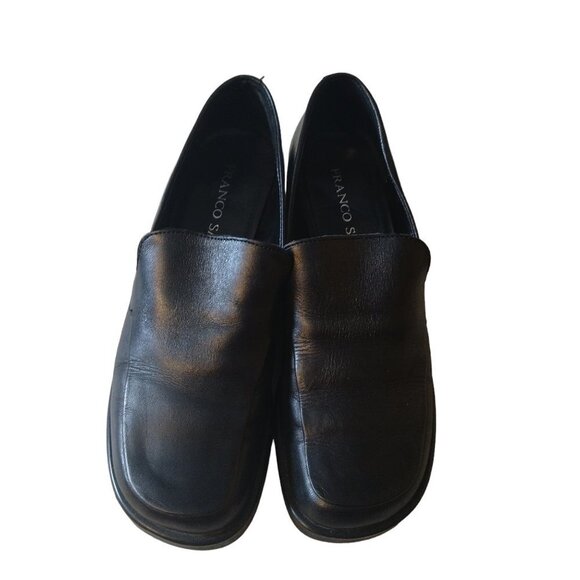 FRANCO SARTO FLEX WOMEN'S SIZE 6M L-BOCCA BLACK SLIP ON LOAFERS - Picture 1 of 7